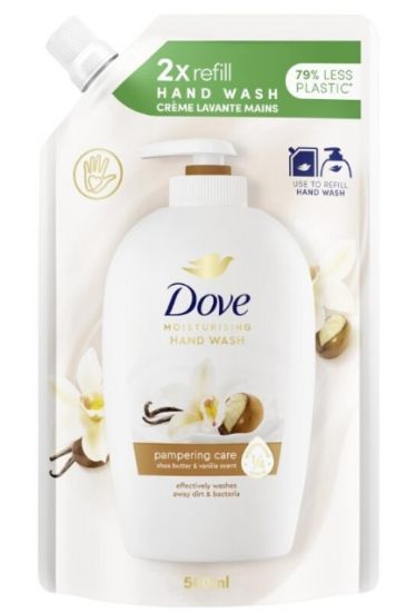 Picture of DOVE Pampering Care šķidrās ziepes (rezerve), 500ml