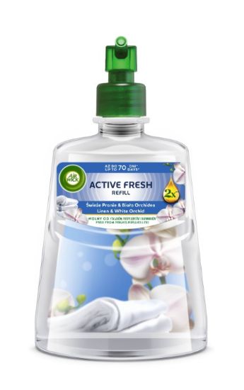 Picture of AIR WICK Active Fresh Linen & White Orchid Refill 228ml