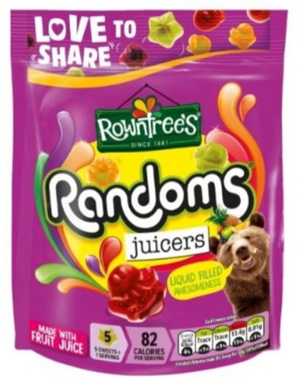 Picture of ROWNTREES RANDOMS Juicers želejkonfektes, 140g