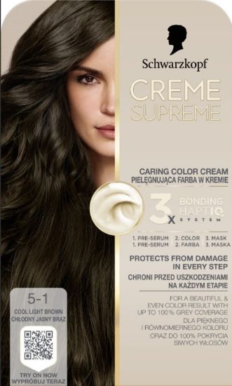 Picture of CREME SUPREME matu krāsa 5-1 vēsi gaiši brūns