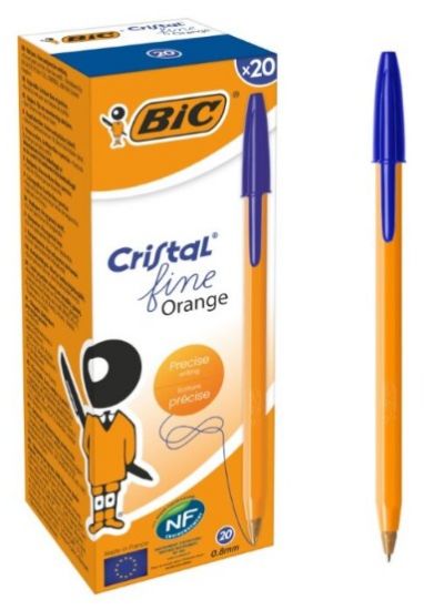 Picture of BIC pildspalva lodīšu Orange 0.7mmx20