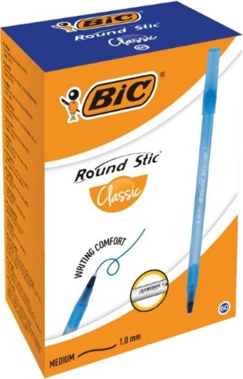 Picture of BIC pildspalva lodīšu Round Stick classic 0.7mmx60