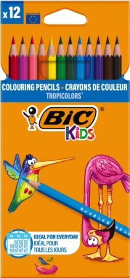 Picture of BIC zīmuļi krāsainie Tropicolor, 12gb