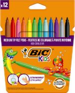 Attēls BIC flomāsteri krāsainie Felt Pens Couleur, 12gb