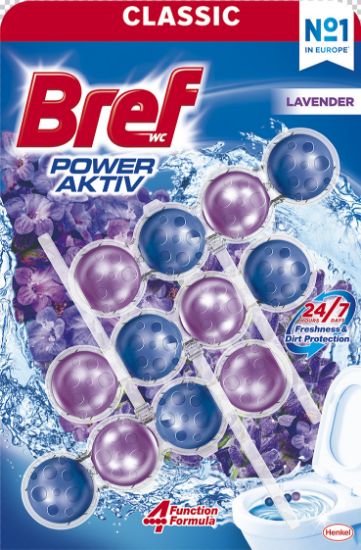 Picture of BREF power aktiv lavender tualetes bloks,3x50g