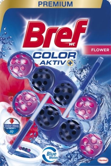 Picture of BREF color aktiv fresh flowers tualetes bloks,2*50g