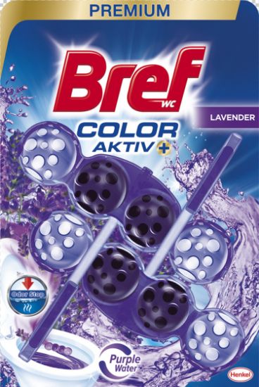 Picture of BREF color aktiv lavander tualetes bloks,2*50g