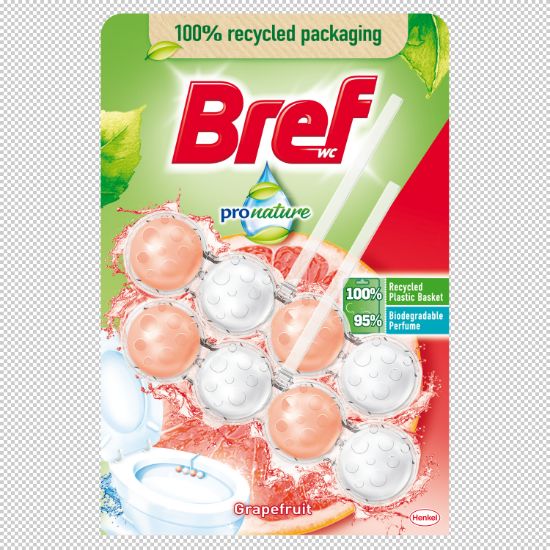 Picture of BREF pro nature grapefruit tualetes bloks,2*50g