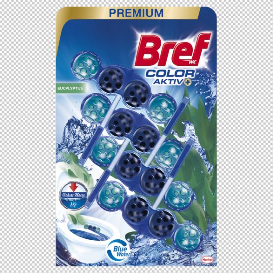 Picture of BREF color aktiv Eucalyptus tualetes bloks, 4x50g