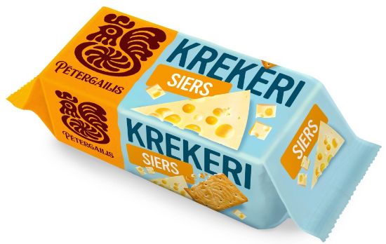 Picture of PĒTERGAILIS krekeri ar siera garšu, 72g