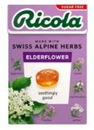 Attēls RICOLA ledenes Elderflower ar plūškoka garšu, 50g