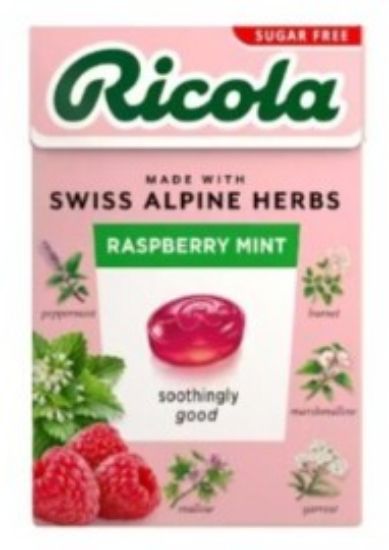 Picture of RICOLA ledenes Raspberry ar aveņu garšu, 50g