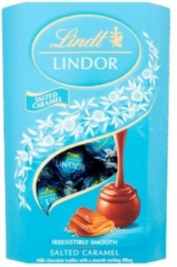 Picture of LINDT Lindor sālītas karameles šokolādes konfektes, 200g