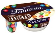 Attēls FANTASIA vaniļas krēmveida jogurts ar M&M's dražejām, 120g