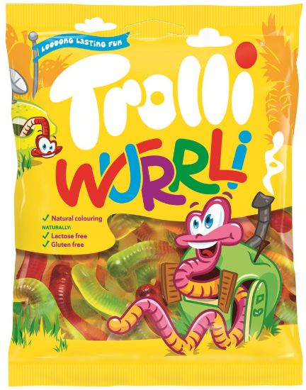Picture of TROLLI želejkonfektes Wurrli, 100g