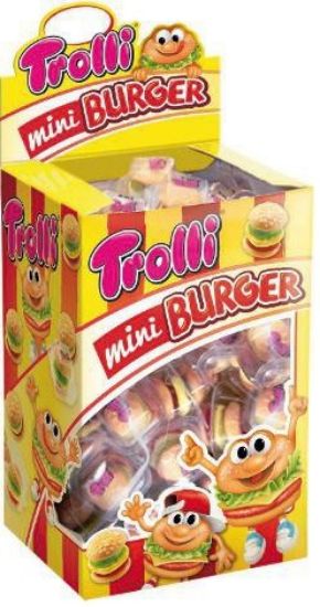 Picture of TROLLI želejkonfektes Mini Burger 80x10g