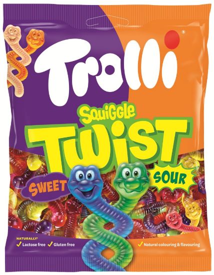 Picture of TROLLI želejkonfektes Squiggle Twist, 175g