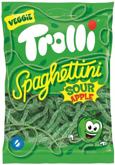 Picture of TROLLI želejkonfektes Spaghettini Apple, 100g