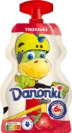 Attēls DANONKI Pouch jogurts ar zemeņu garšu, 70g