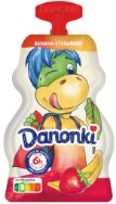 Attēls DANONKI Pouch jogurts ar zemeņu-banānu garšu, 70g
