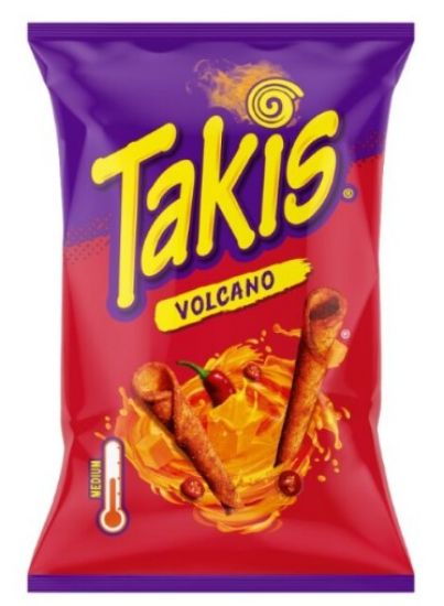 Picture of TAKIS kukurūzas čipsi Queso Volcano, 100g