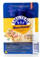 Attēls SMILTENES PIENS Maasdamer siers TSS45% šķēles, 150g.