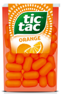 Attēls TIC TAC ORANGE dražejas ar apelsīnu garšu, 18g