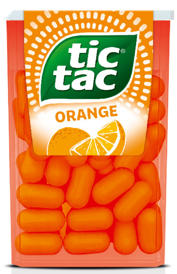 Picture of TIC TAC ORANGE dražejas ar apelsīnu garšu, 18g