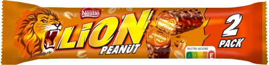 Picture of LION Peanut 2 pack šokolādes batoniņš 62g