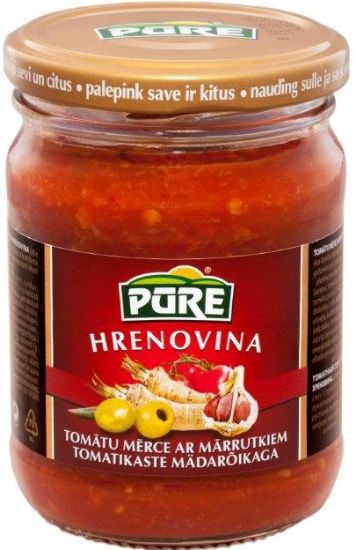 Picture of PŪRE Tomātu mērce ar mārrutkiem HRENOVINA, 280g