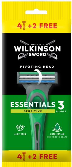 Picture of WS Extra Essential 3 vienreiz.skuvekļi vīriešiem 4+2