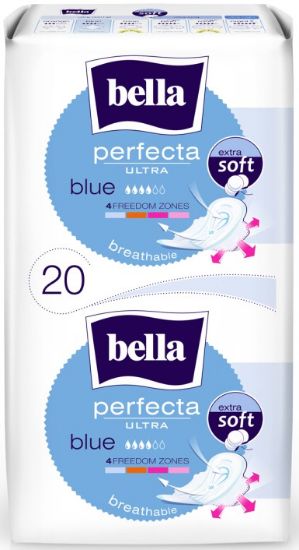 Picture of BELLA Perfecta Ultra Blue Soft higiēnas paketes, 20gb
