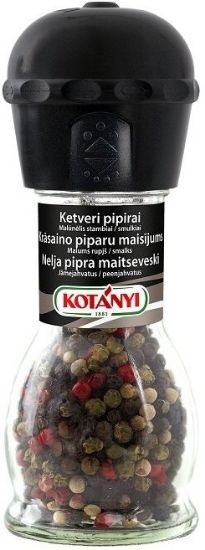 Picture of KOTANYI 4 piparu maisījums dzirnaviņas, 35g