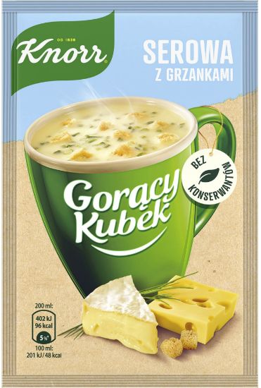 Picture of KNORR CAS siera krēmzupa ar grauzdiņiem, 22g