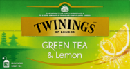 Attēls TWININGS zaļā tēja ar citroniem 25TM