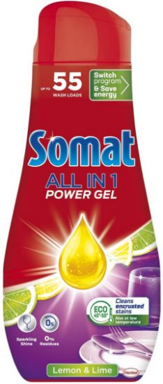 Picture of SOMAT All in 1 Lemon & Lime želeja trauku mazgājamai mašīnai,990ml