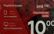 Attēls LMT Karte 10 Eur atjaunošanas karte