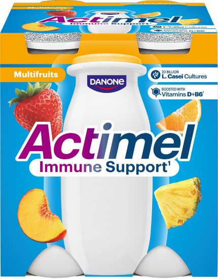 Picture of ACTIMEL jogurta dzēriens ar multiaugļu garšu 4*100g