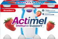 Attēls ACTIMEL jogurta dzēriens ar zemeņu garšu 8*100g