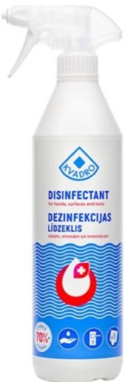 Picture of KVADRO dezinfekcijas līdzeklis rokām, virsmām, inventāram 700ml