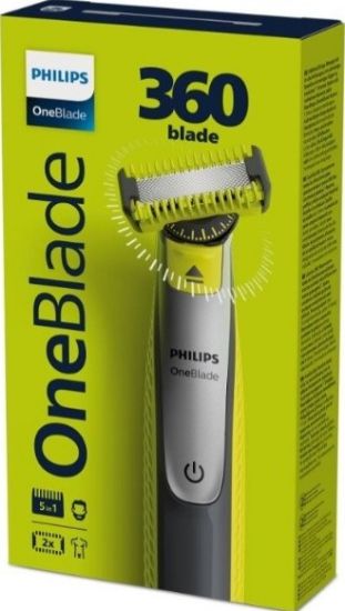 Picture of PHILIPS skuveklis + 1 asmenis (face&body) OneBlade 360 QP2834/23