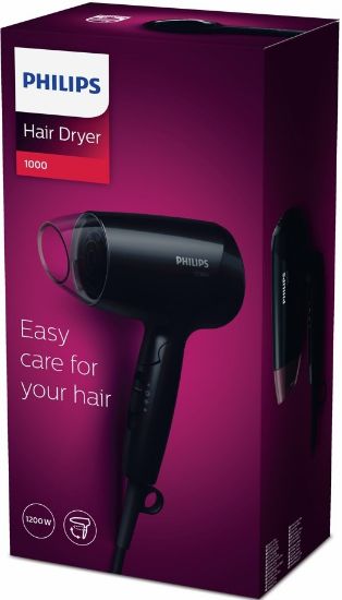 Picture of PHILIPS matu fēns (no ions) 1200W BHC010/10 (melns)