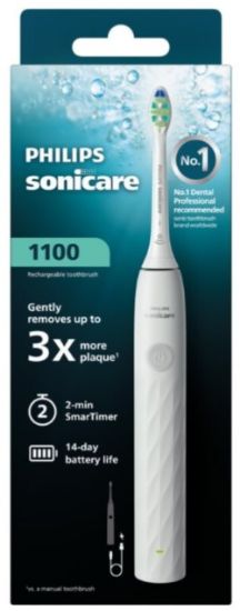 Picture of PHILIPS elektriskā zobu birste Sonicare 1100HX3901/01 (balta)