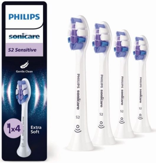 Picture of PHILIPS zobu birstes uzgaļi 4gb Sonicare Sensitive (balti)