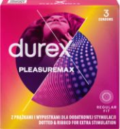 Attēls DUREX prezervatīvi Pleasuremax N3
