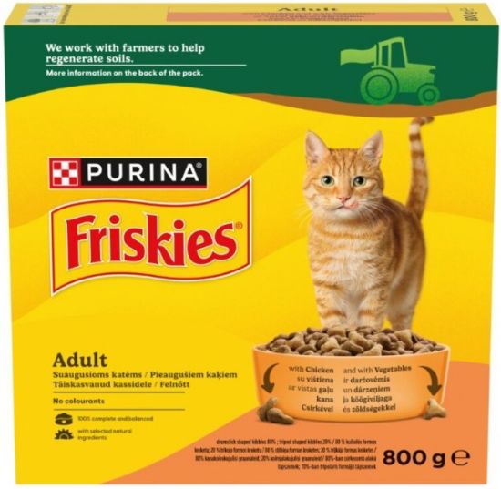 Picture of FRISKIES sausā barība kaķiem (vista) 800g