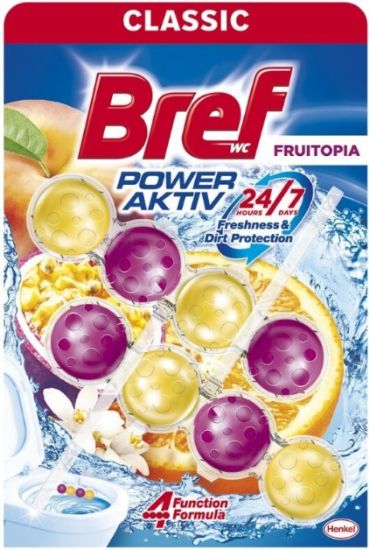 Picture of BREF Power Aktiv Fruitopia tualetes bloks, 2x50g