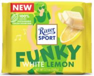 Attēls RITTER SPORT baltā šokolāde ar citronu, 100g