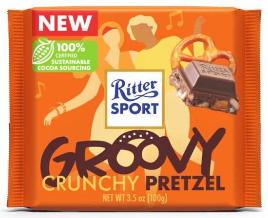 Picture of RITTER SPORT piena šokolāde ar sālsstandziņām, 100g