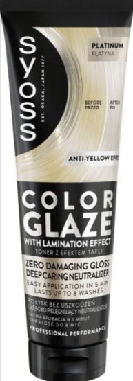 Picture of SYOSS Color Glaze tonējoša matu krāsa Platīns, 130ml